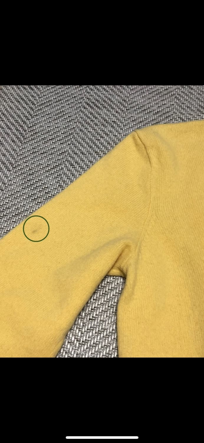빈티지 폴로 노랑 브이넥 니트 상품이미지4