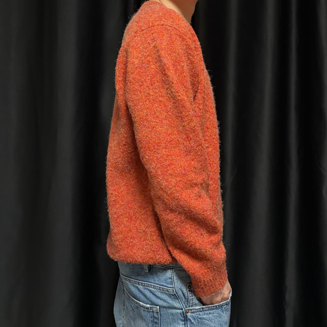 르마드 울 오버핏 라운드 니트 3사이즈 상품이미지4