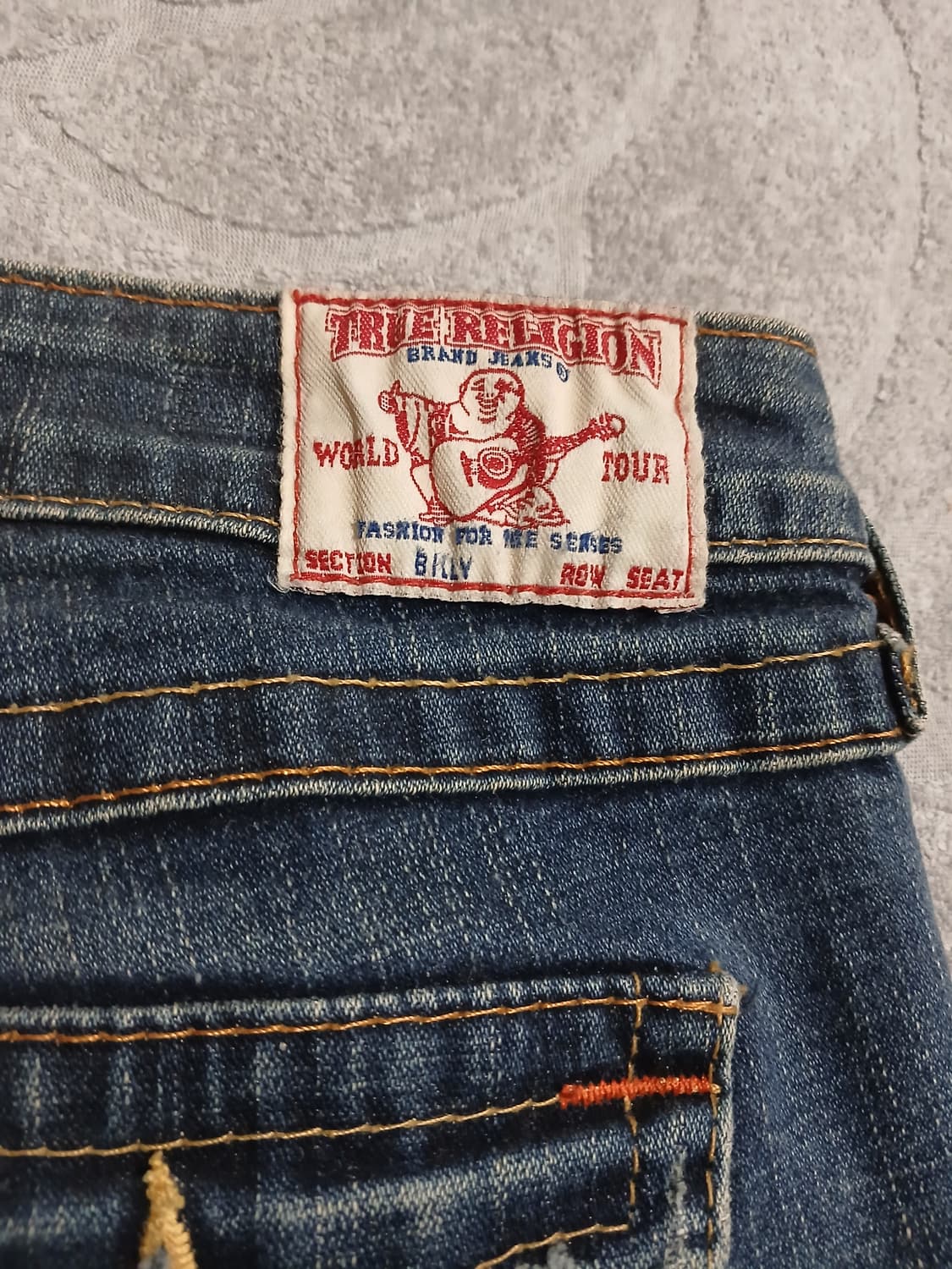 트루릴리전 빈티지 워싱 데님 팬츠 29-30 상품이미지8