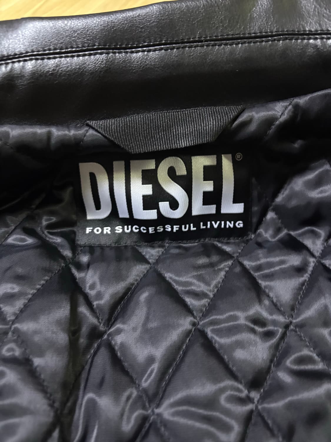 디젤 가죽 블루종 자켓(택없는 새상품) 상품이미지4