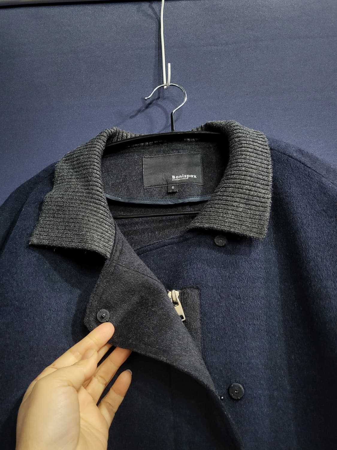 보니스팍스 니트카라 자켓 상품이미지4