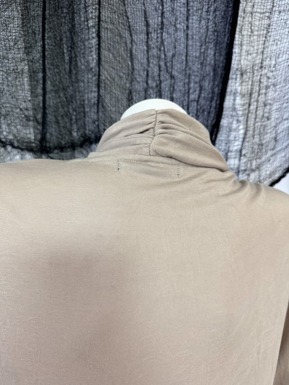 beige shirring long cardigan 상품이미지4