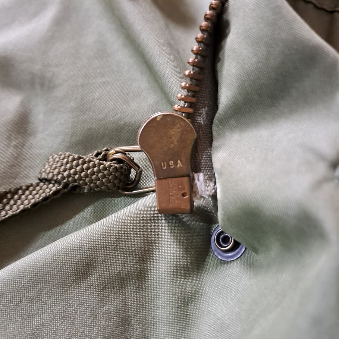 (택포) m65 피쉬테일 개파카 팔기장 수선 XXS B732 상품이미지7