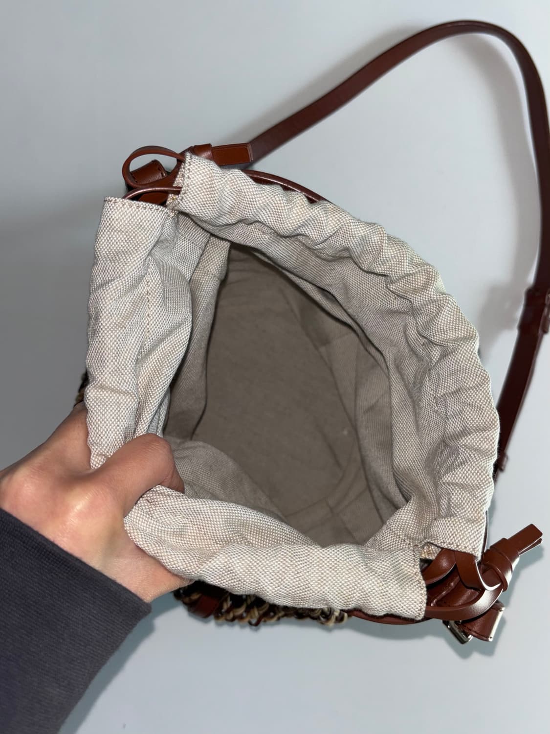 A.P.C. 아페쎄 라탄 가란스 버킷백 상품이미지7