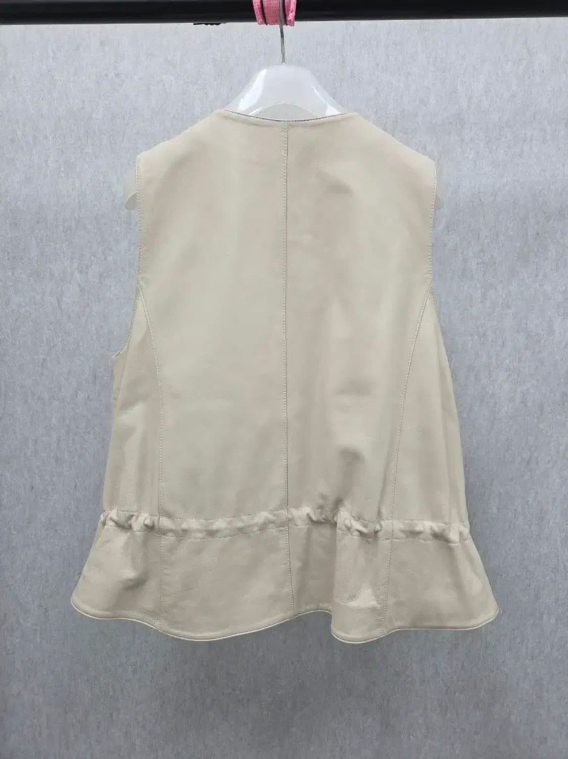 여성 84-94-160 로보 양가죽 조끼 베스트 상품이미지2