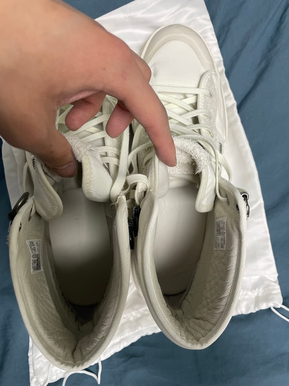 Y-3 아자투 코트 하이탑 스니커즈 상품이미지4