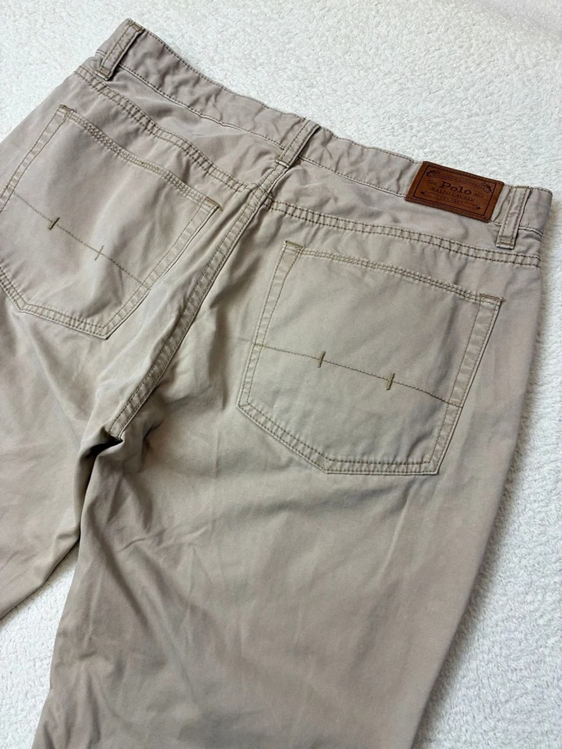 폴로 랄프로렌 가죽패치 스트레이트 치노 팬츠 PN6028 상품이미지7