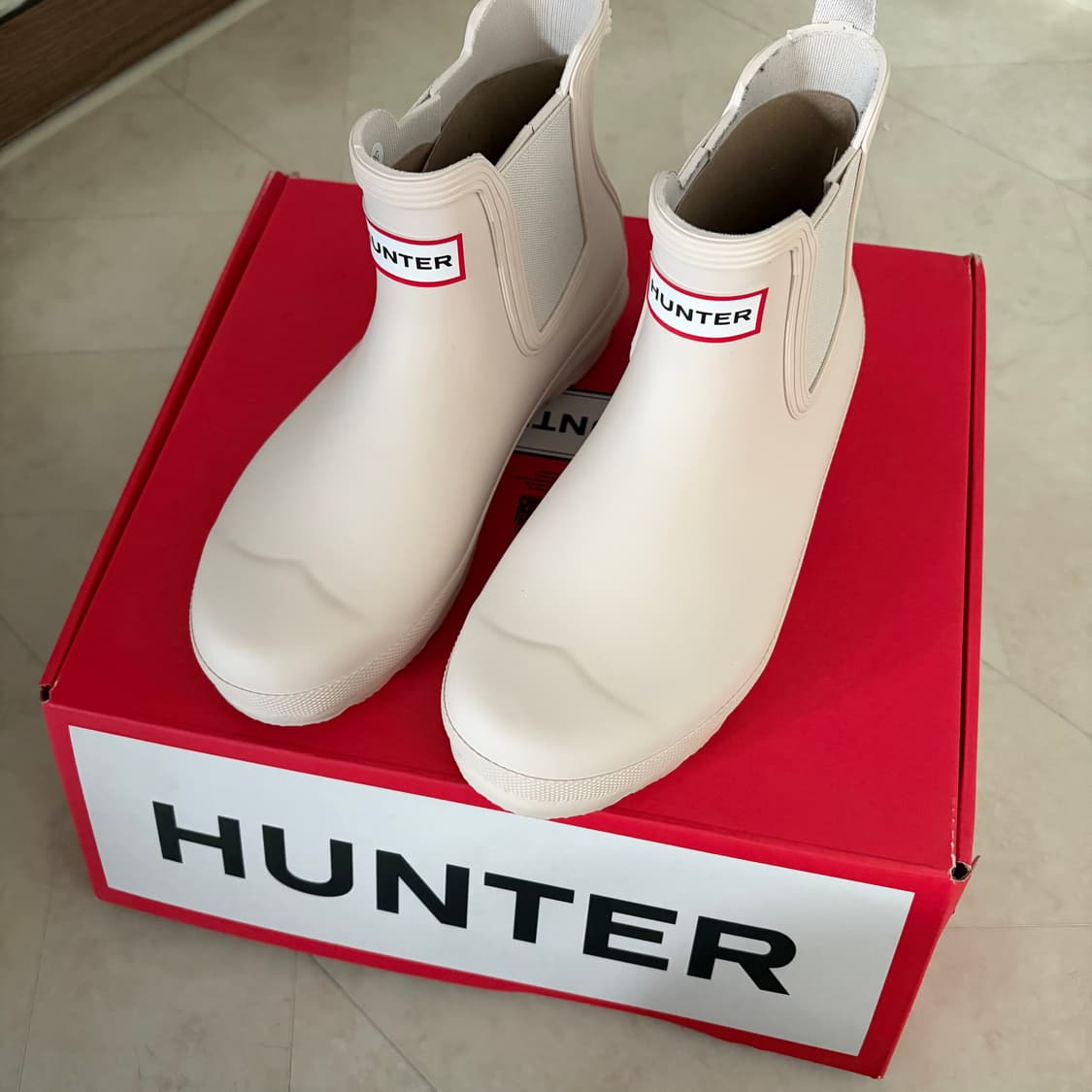 새상품(230) 헌터 오리지널 첼시 레인부츠 체스트 상품이미지1