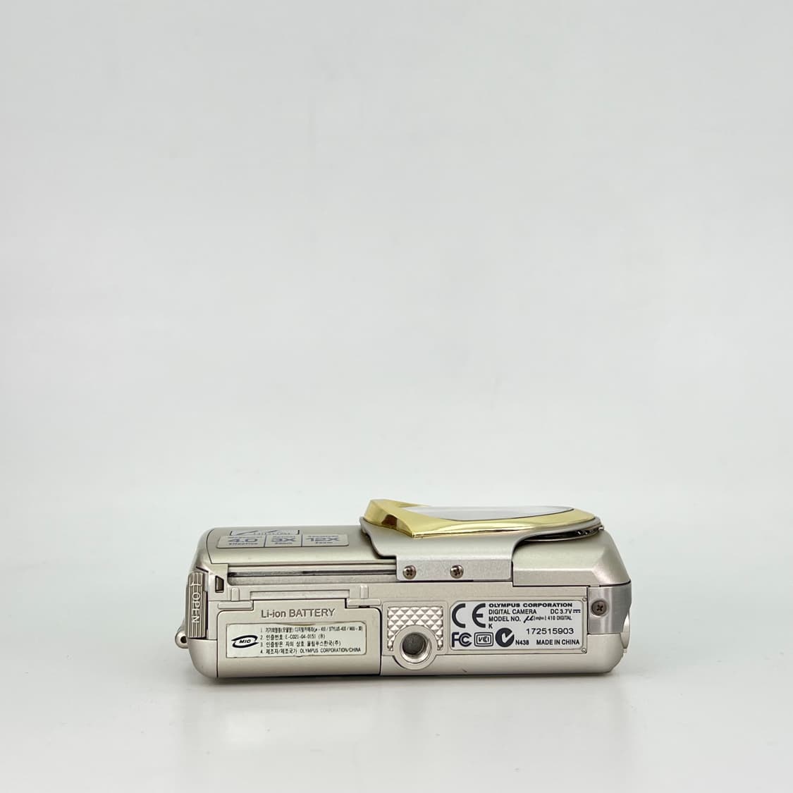 올림푸스 뮤 410 Olympus mju DIGITAL 410 실버(골드 상품이미지9