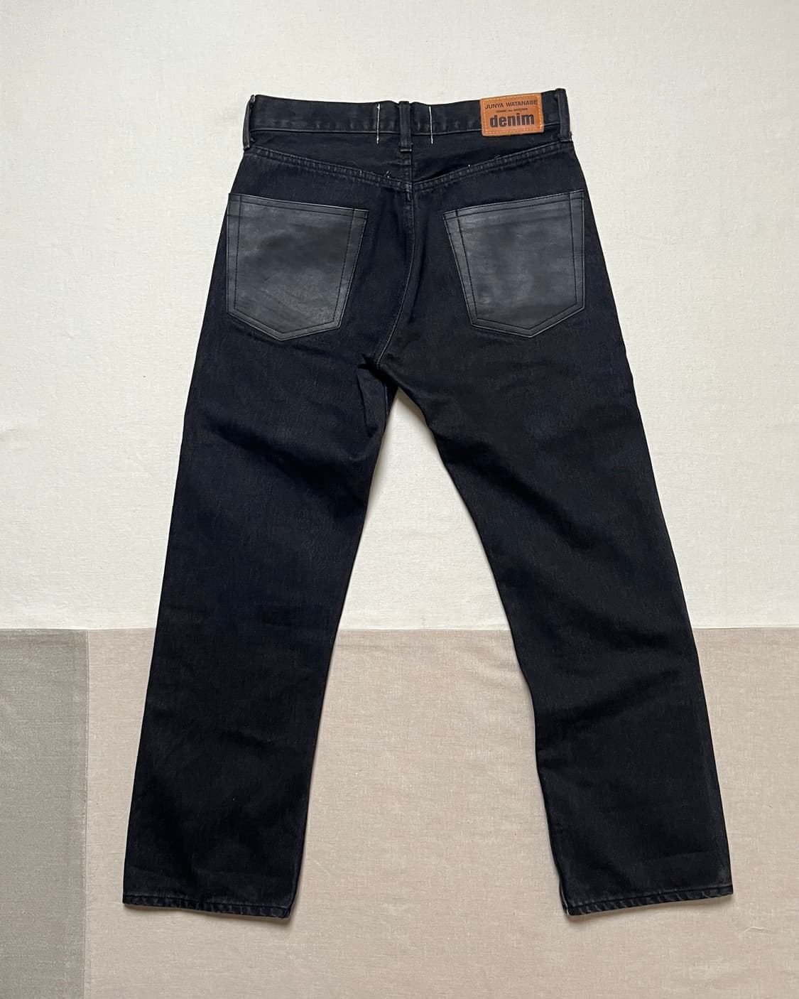 준야와타나베 더블니 흑청 데님 팬츠 junya watanabe  상품이미지2