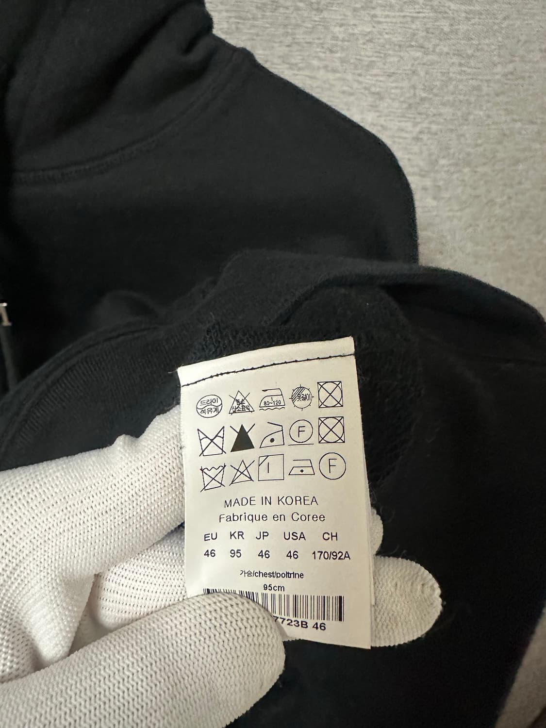  25FW 우영미 백로고 후드 블랙 (46) 상품이미지5