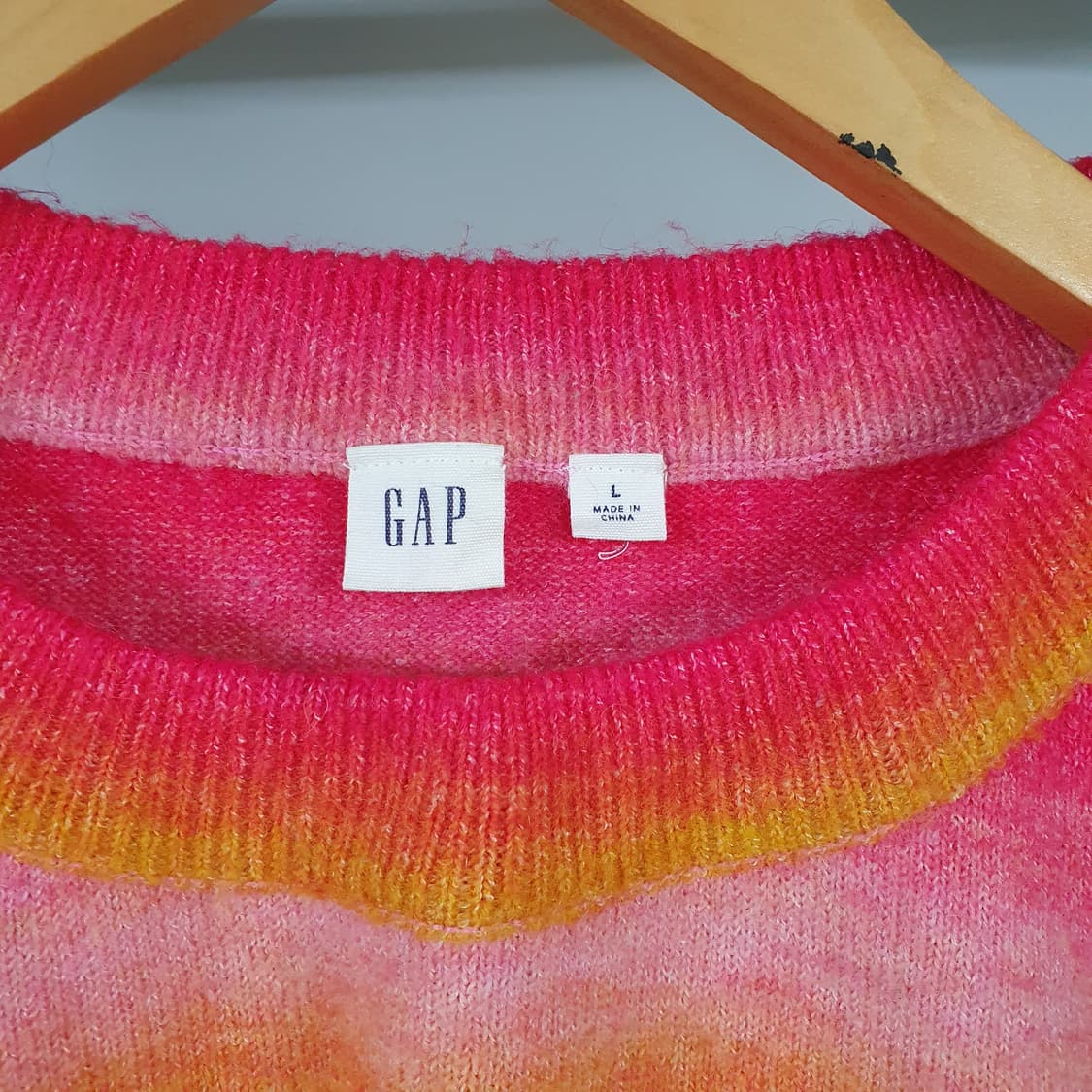 갭 크루넥 튜닉 핑크 멀티컬러 상품이미지2