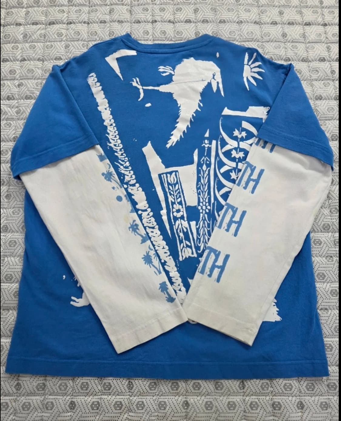 지방시 오버사이즈 레이어드 프린트 티셔츠 105 상품이미지4