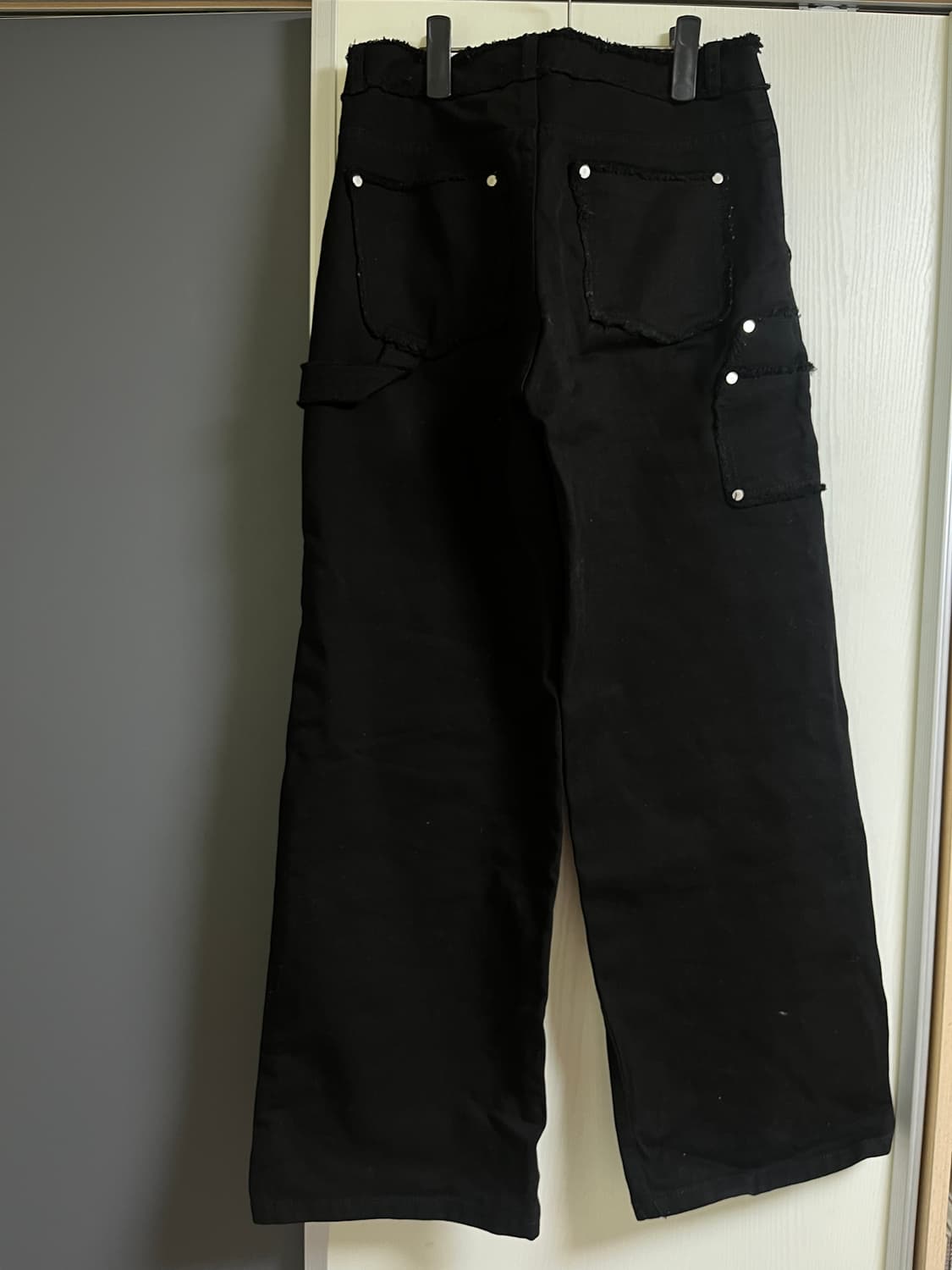 sia 블랙 카고 바지 M 상품이미지3