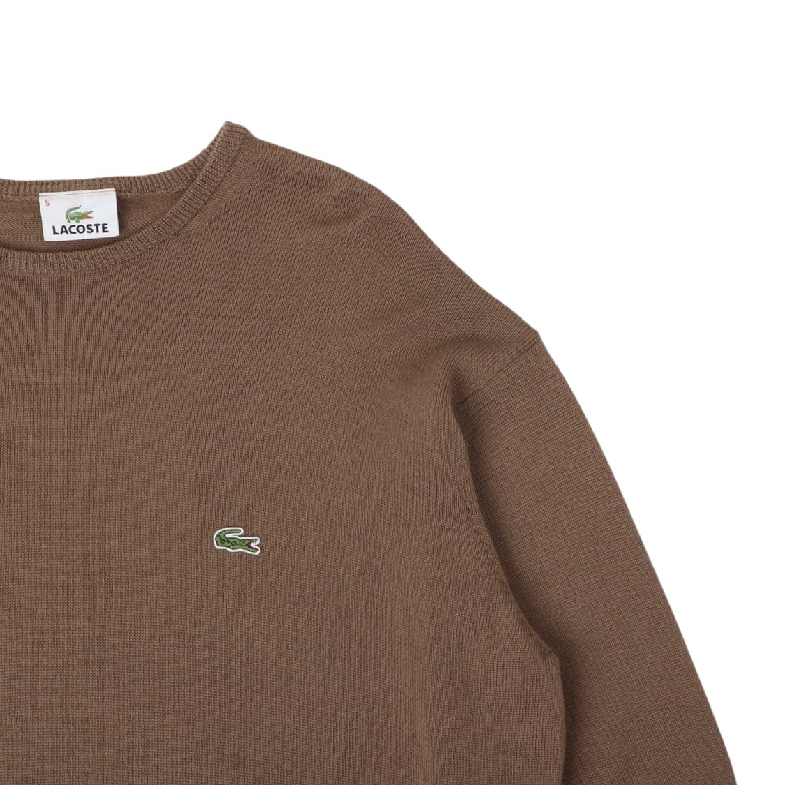 라코스테 브라운 울 라운드 니트 상품이미지3