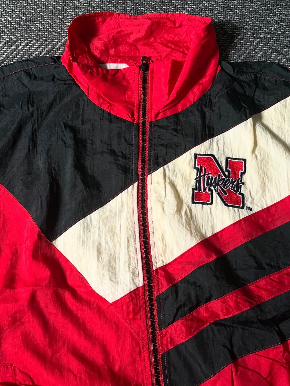 90s LOGO7 네브래스카 허스커스 바람막이 자켓 (105) 상품이미지2
