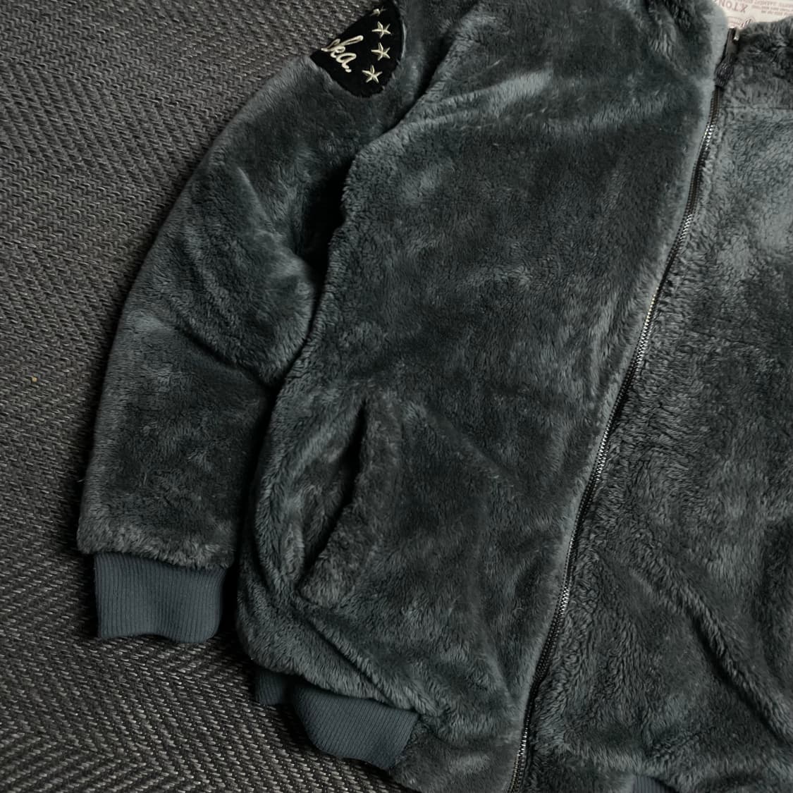 엑스톤즈 성조기 패치로고 쉐르파 플리스 자켓o 5369 상품이미지3