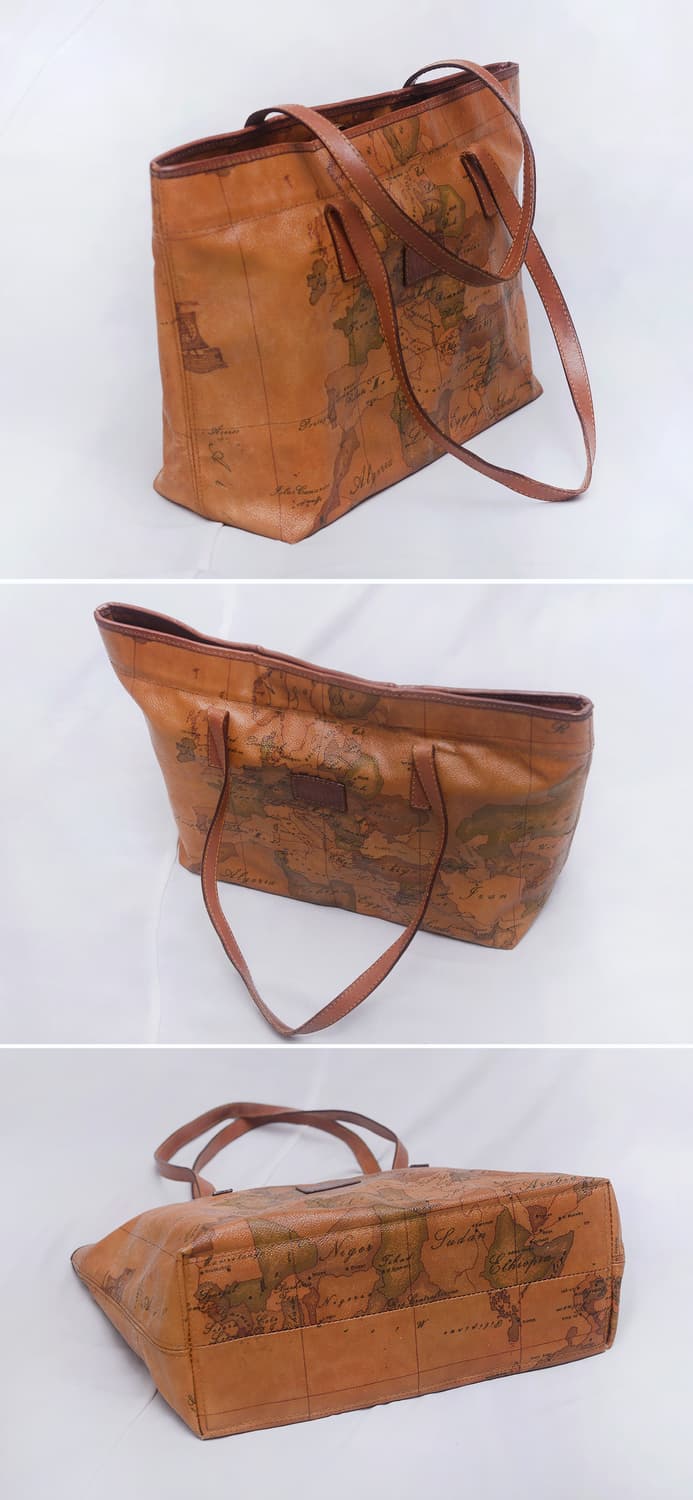 프리마 클라쎄 (Made in italy) 시그니쳐 고지도 쇼퍼백 상품이미지4