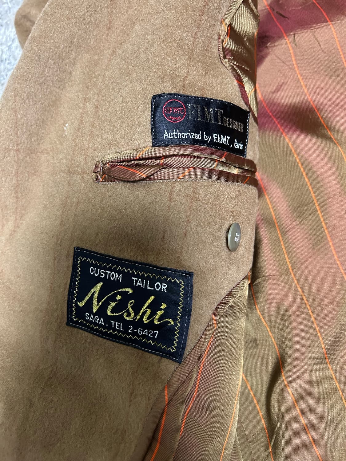 일제 수제맞춤 울 코트 사이즈 100 상품이미지3