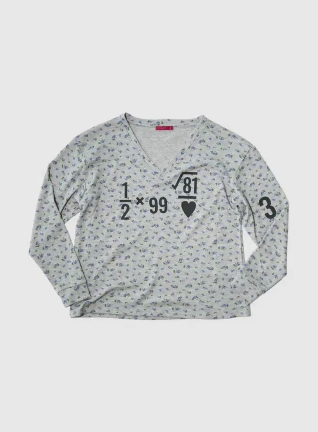 인앤양인하모니 루트 브이넥 그레이 Root V-neck 와플 니트 상품이미지3