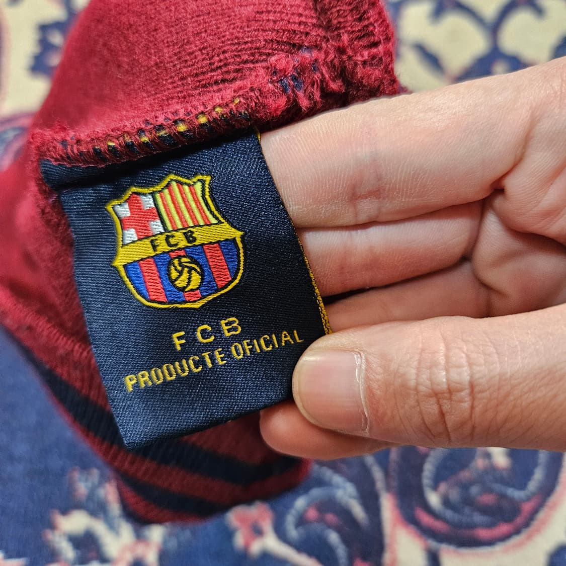 바로셀로나 스트라이프 엠블럼 비니 Free 상품이미지3