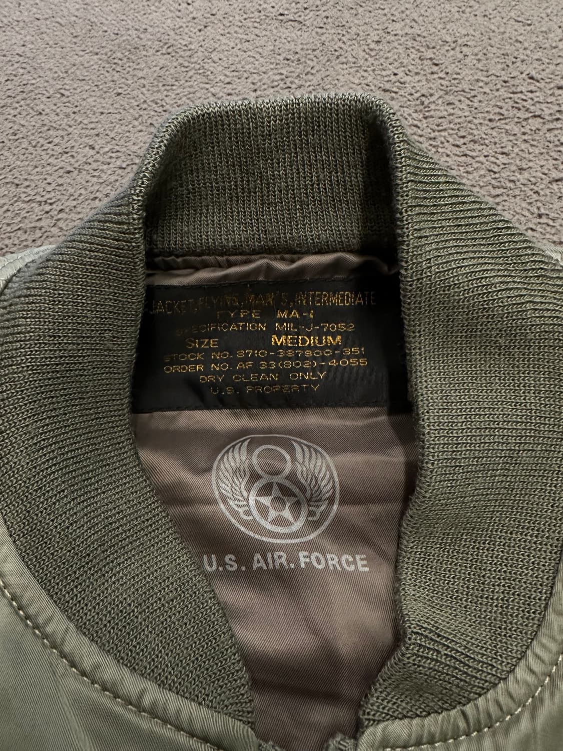 US 에어포스 베스트 자켓 처분  상품이미지4