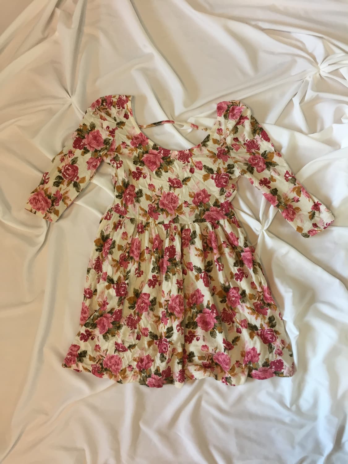 muse muse 히메카지 오네갸루 플라워 원피스 상품이미지7