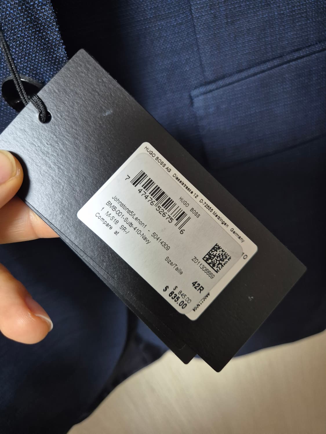 (정품) BOSS 휴고보스  블레이저 정장자켓 XL 상품이미지8