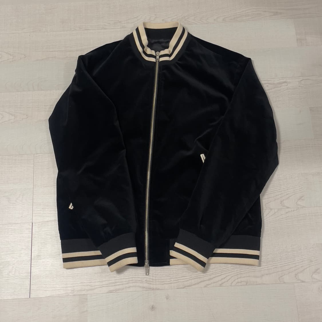 유스 벨벳 트랙자켓 상품이미지1