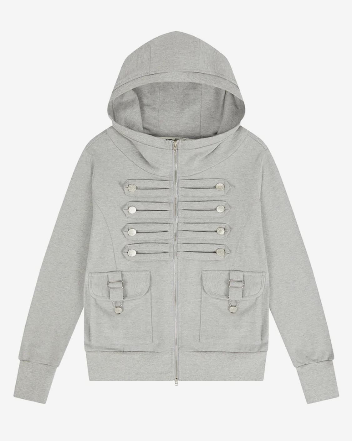 러브이즈트루 EL PIRATE HOOD ZIP UP(GRAY) 상품이미지2
