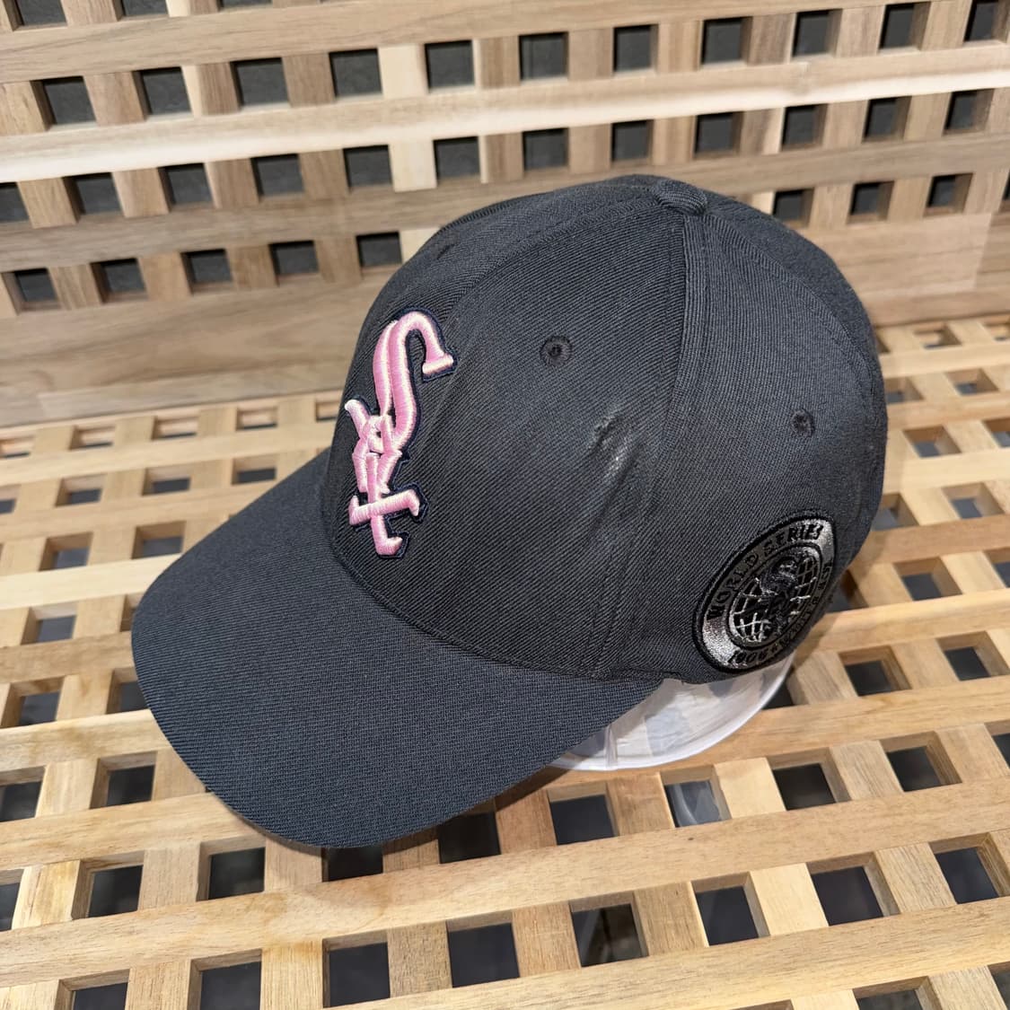 mlb 시카고 화이트 삭스 핑크 로고 캡 상품이미지3