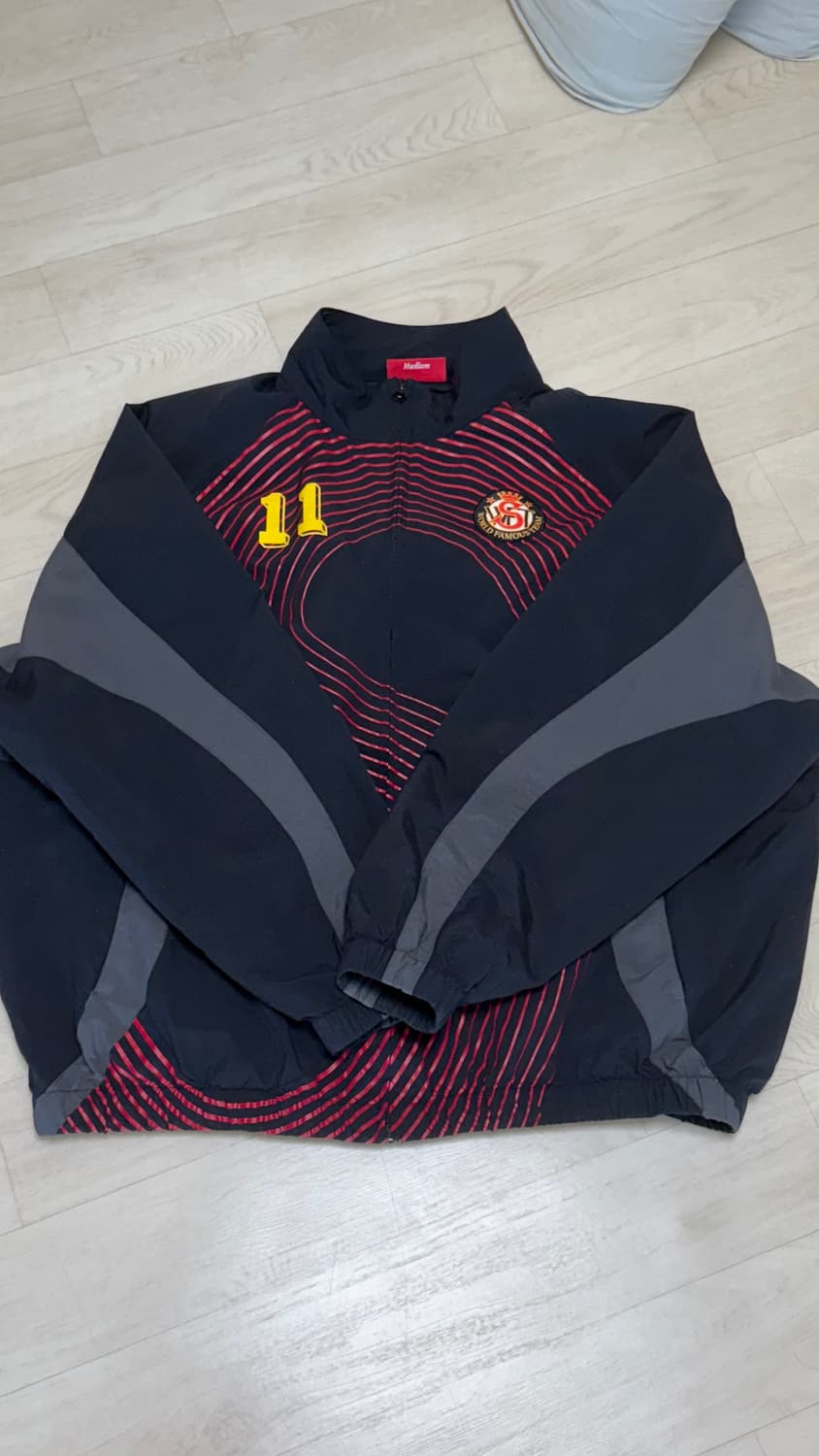 슈프림 S로고 트랙자켓 블랙 M 상품이미지2