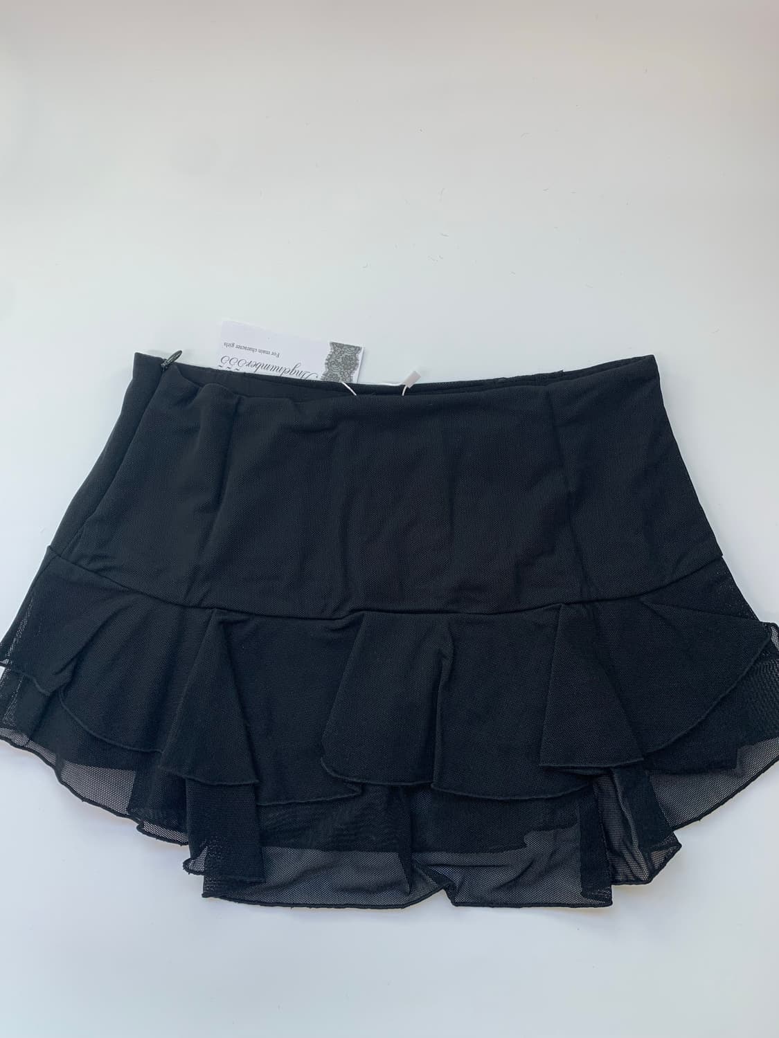 Garter frill skirt (black) / S SIZE 상품이미지9