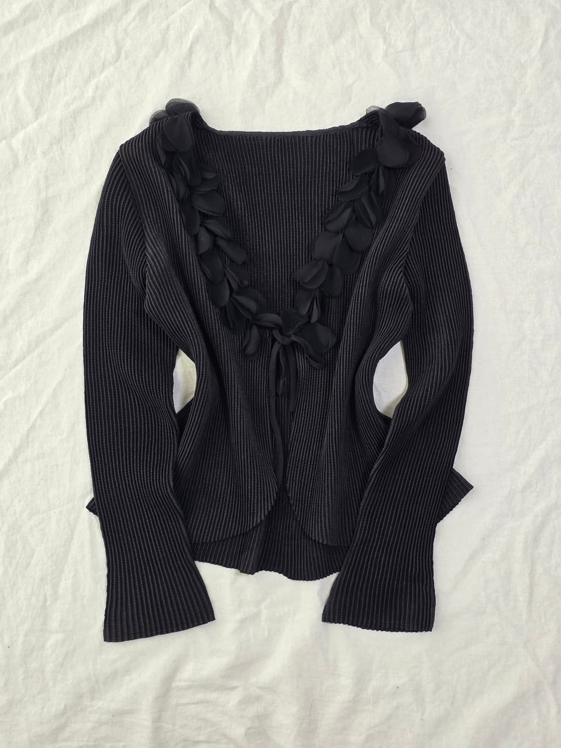 SPECCHIO 스피치오 플리츠 가디건 일본빈티지 상품이미지1