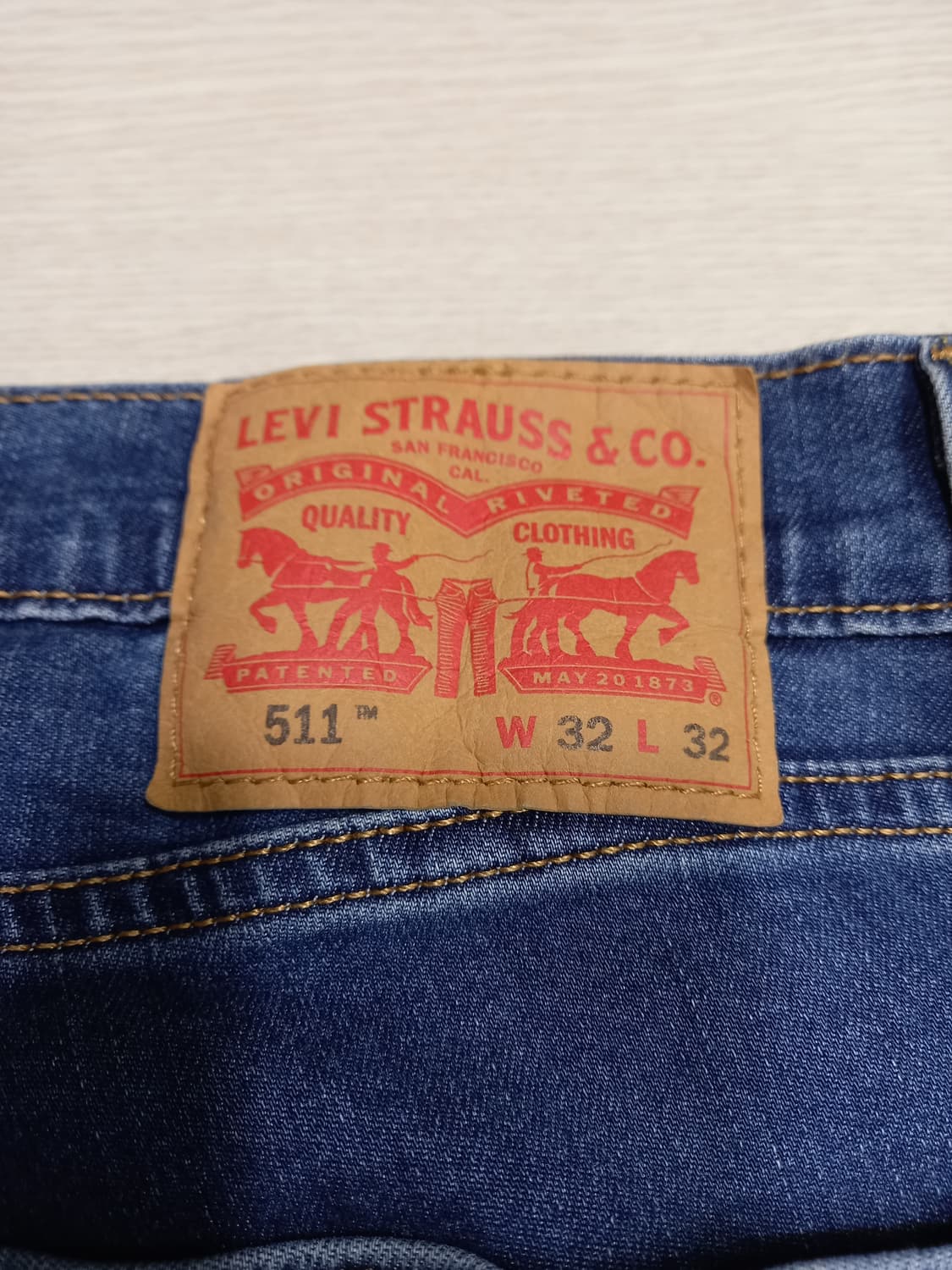 32 리바이스511 Cool 워싱 스판 슬림일자진 32-277 상품이미지5