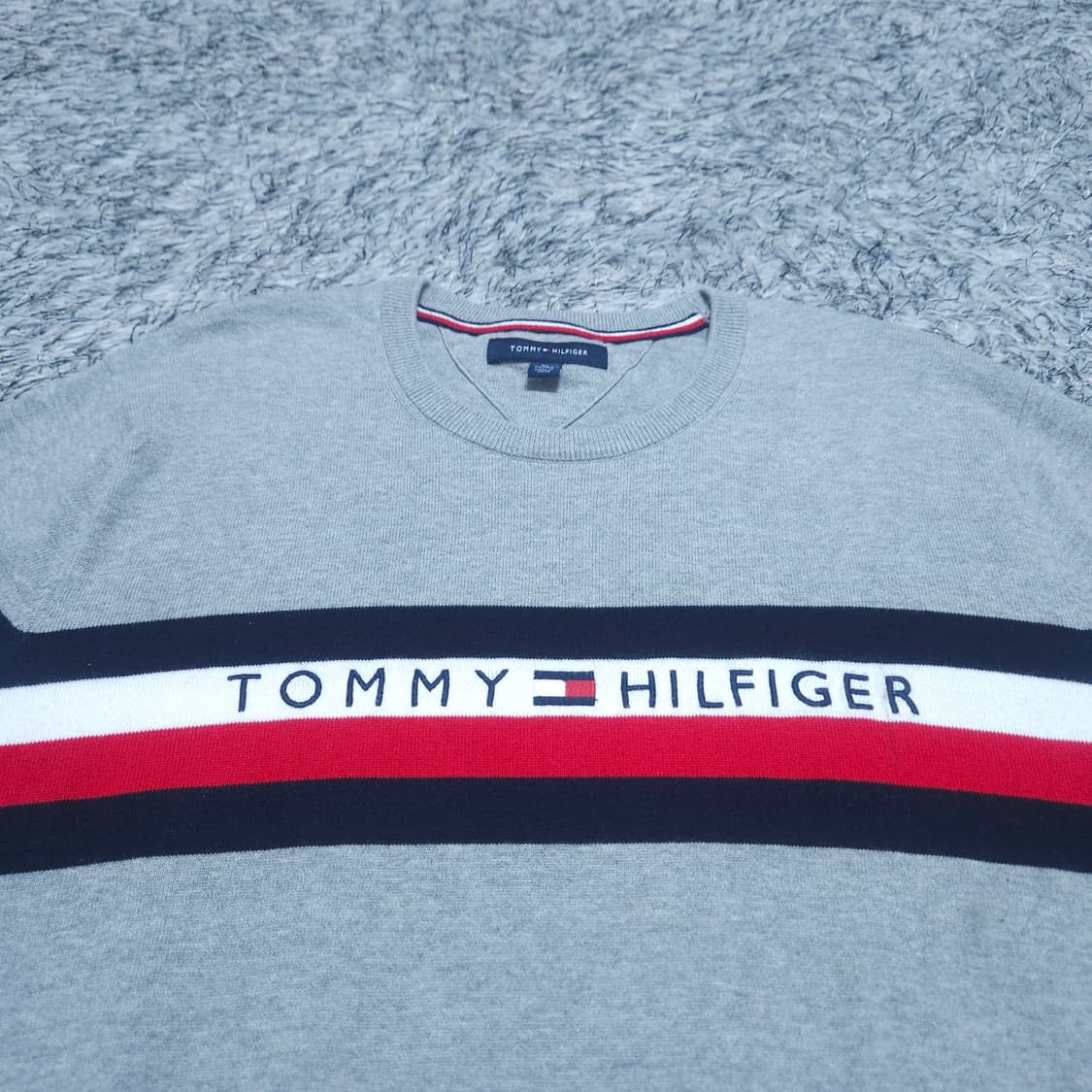 타미힐피거) XL 남자 라운드 면니트 / 왕눈이샵 상품이미지3