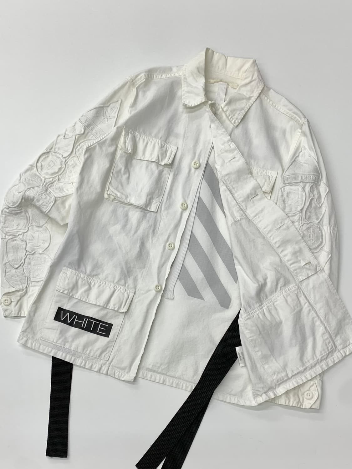 Off white 오프화이트 화이트 패치 DBU 자켓 상품이미지4