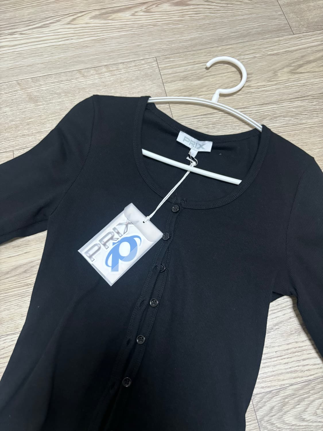 프릭스 탑 COLONEL HENLEY TOP BLACK 상품이미지3