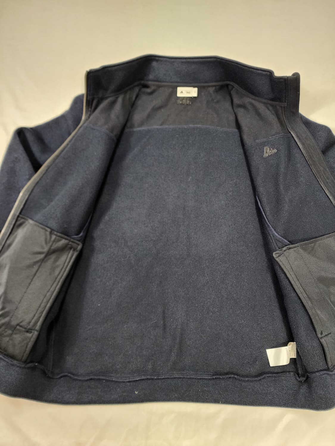 아디다스 골프 플리스 네이비 집업 자켓 상품이미지4