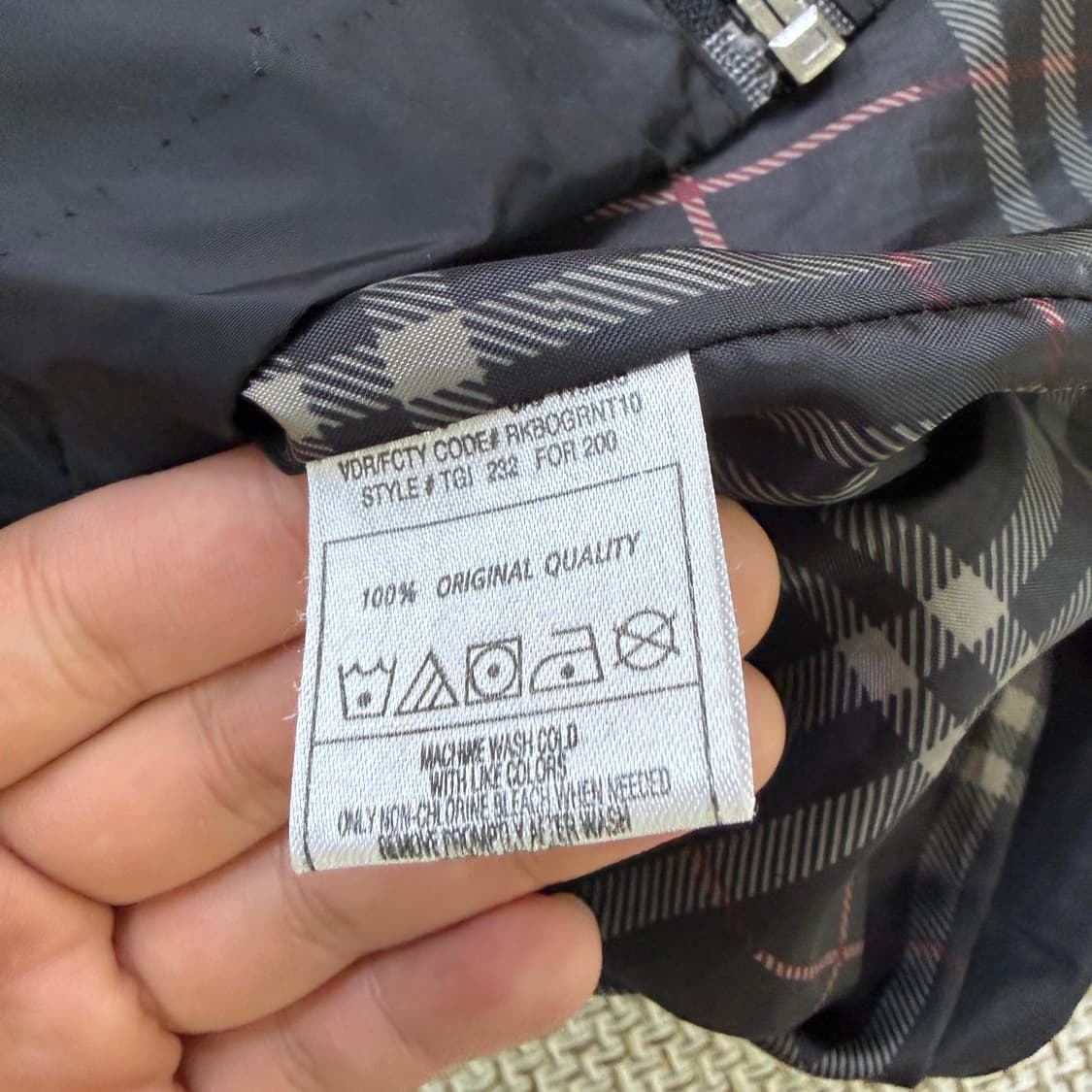 실측확인 빈폴 골드 로고 집업 자켓 0521D 상품이미지4