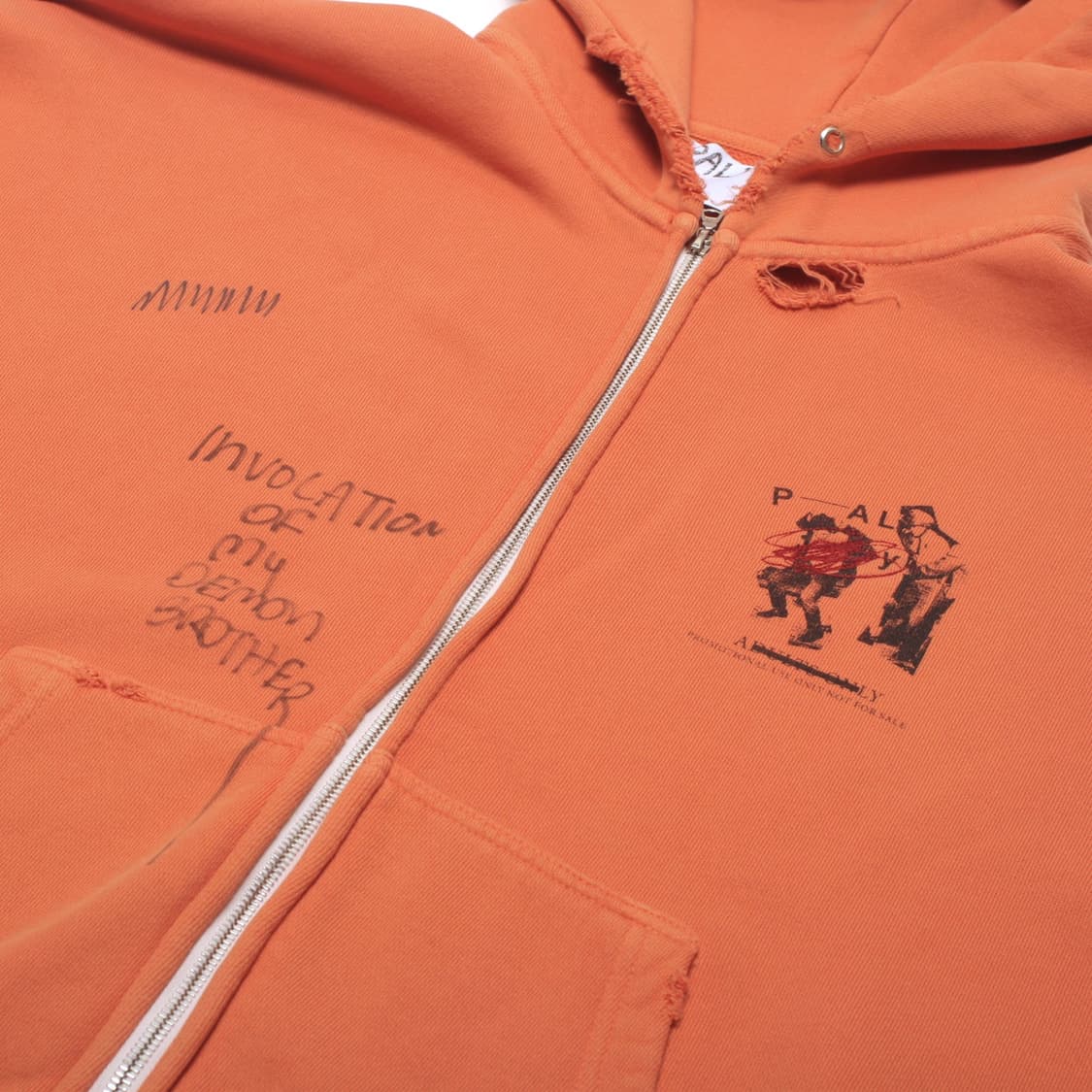 팔리 할리우드 롤링스톤즈 후드 집업  M/L 상품이미지4