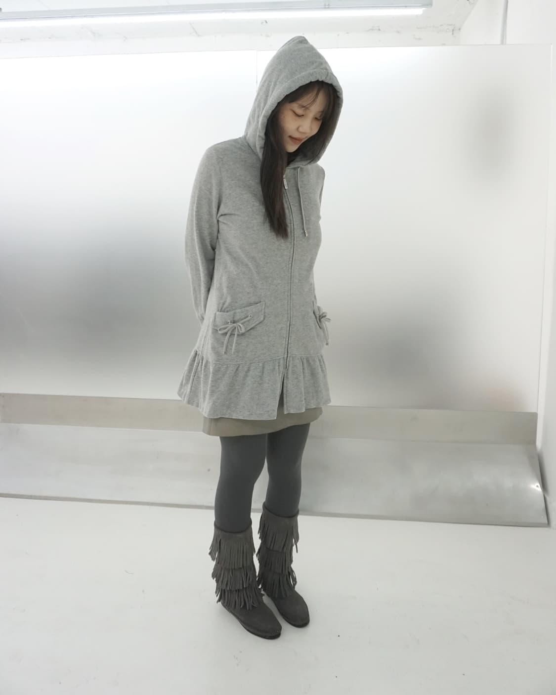 Courreges hoodied zip up 상품이미지5