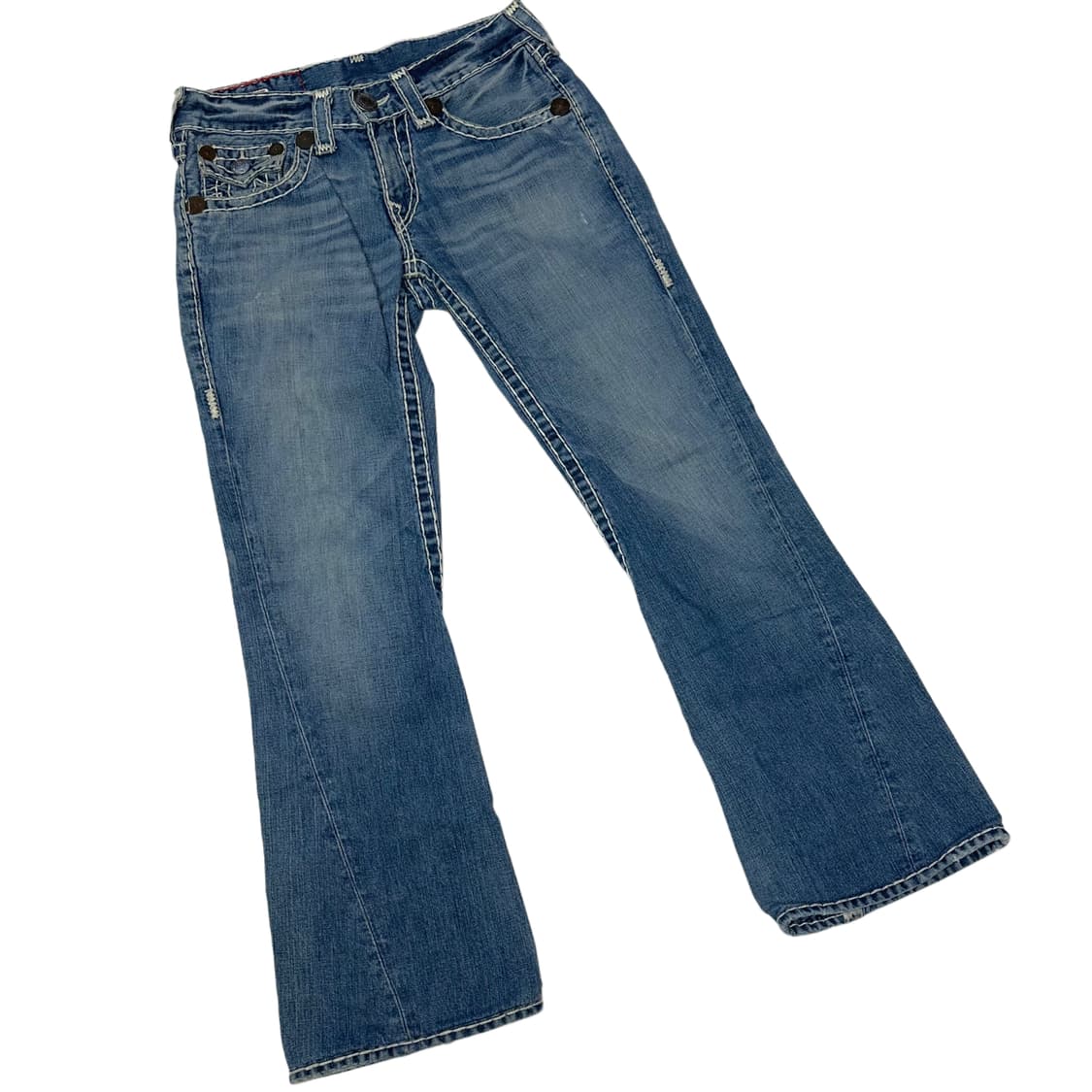 트루릴리전 화이트 스티치 조이슈퍼티 워싱데님진 29 상품이미지1