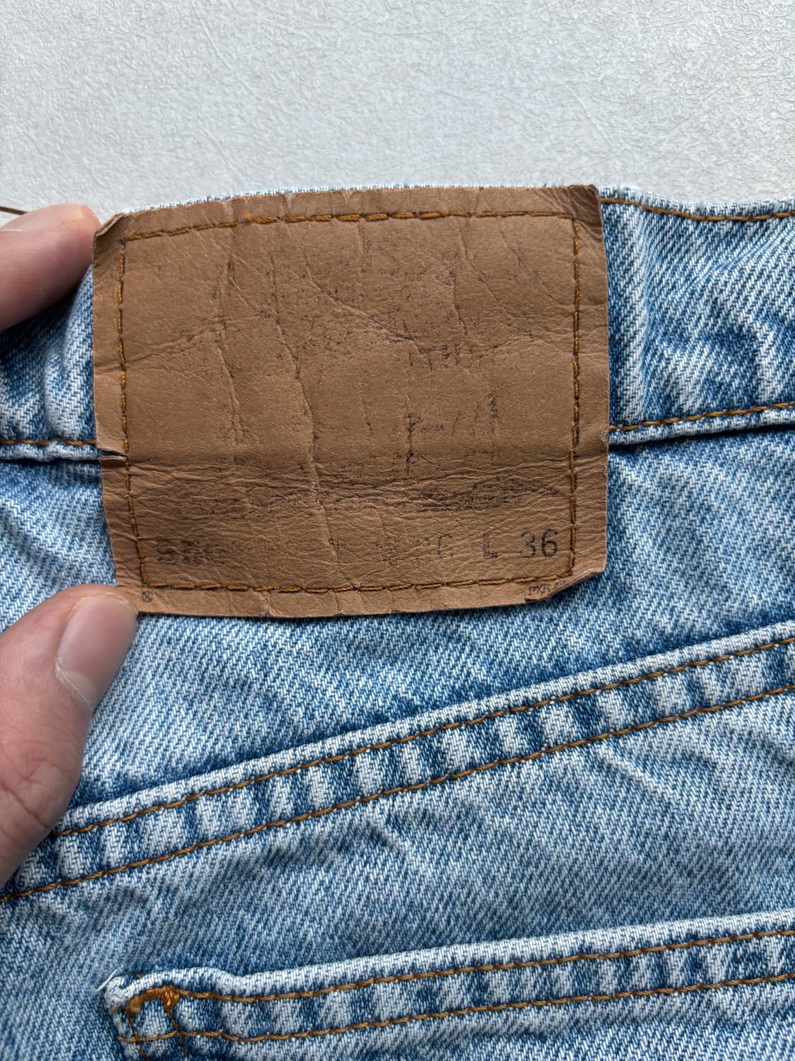 90s 빈티지 리바이스 550 오렌지탭 (36) 상품이미지4