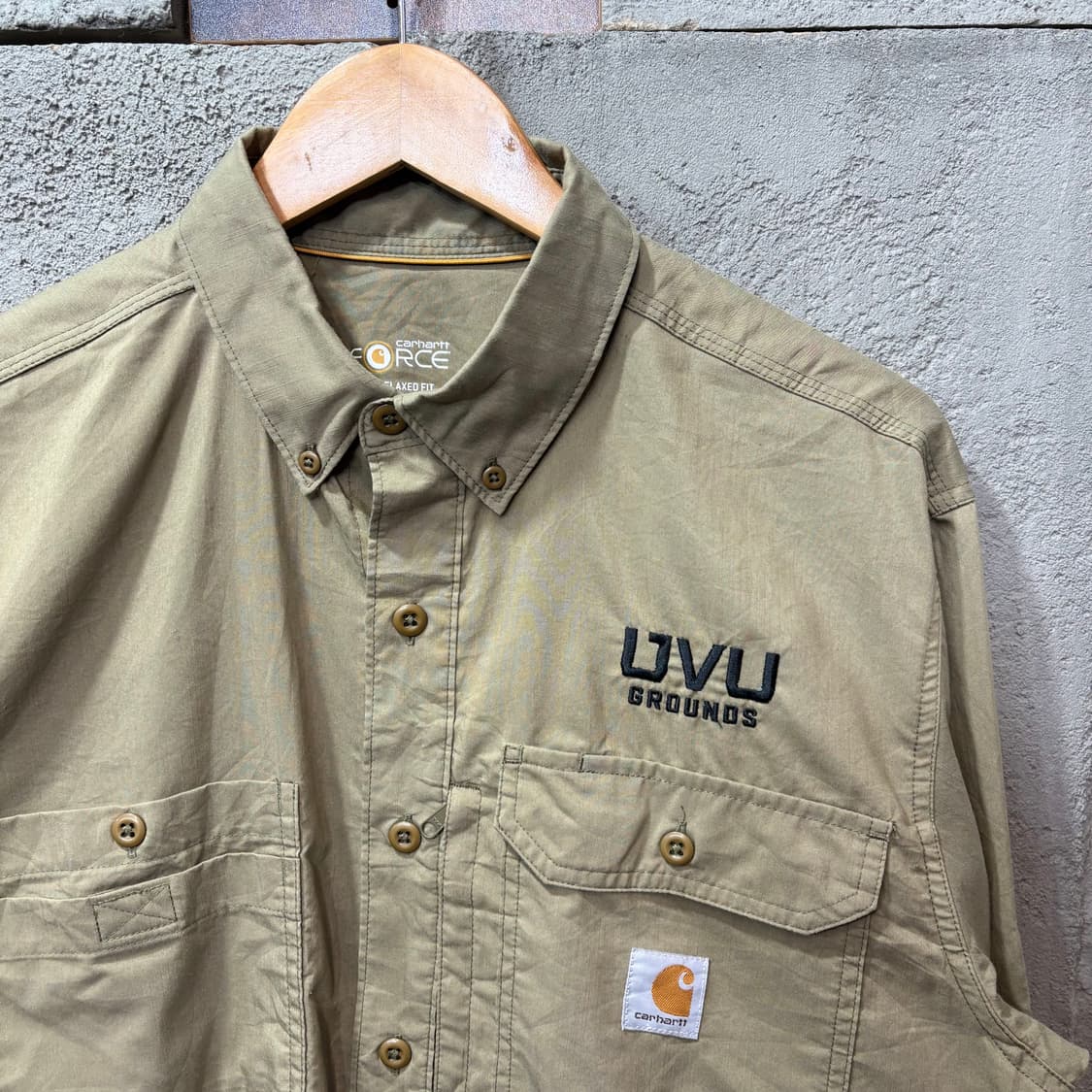 (M) 칼하트 포스 투포켓 워크 셔츠 상품이미지2