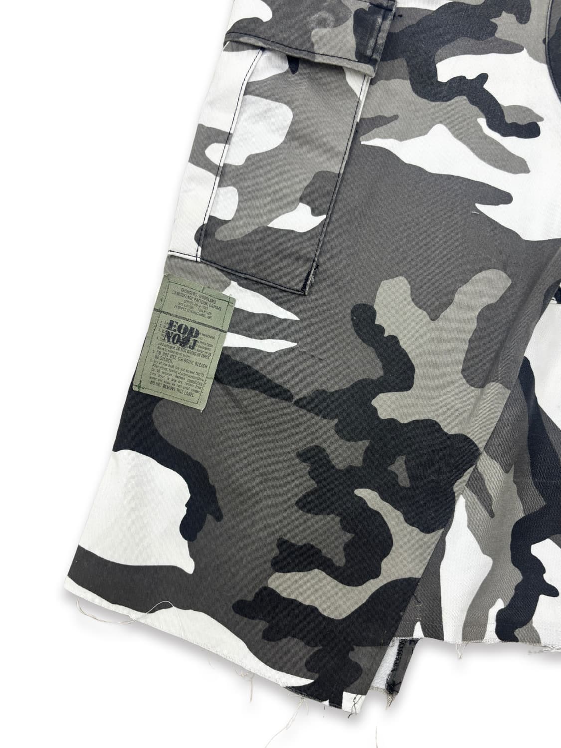 Distressed Sashiko Snow camo Bermuda _ 2 상품이미지6