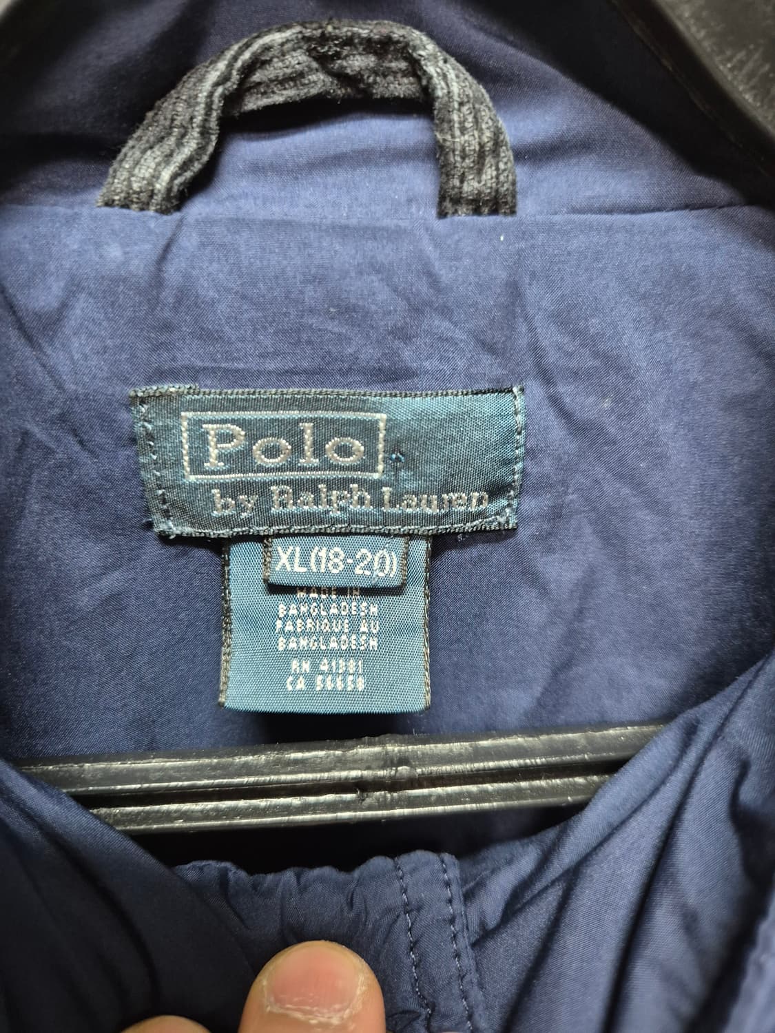 폴로 퀼팅 자켓 상품이미지3