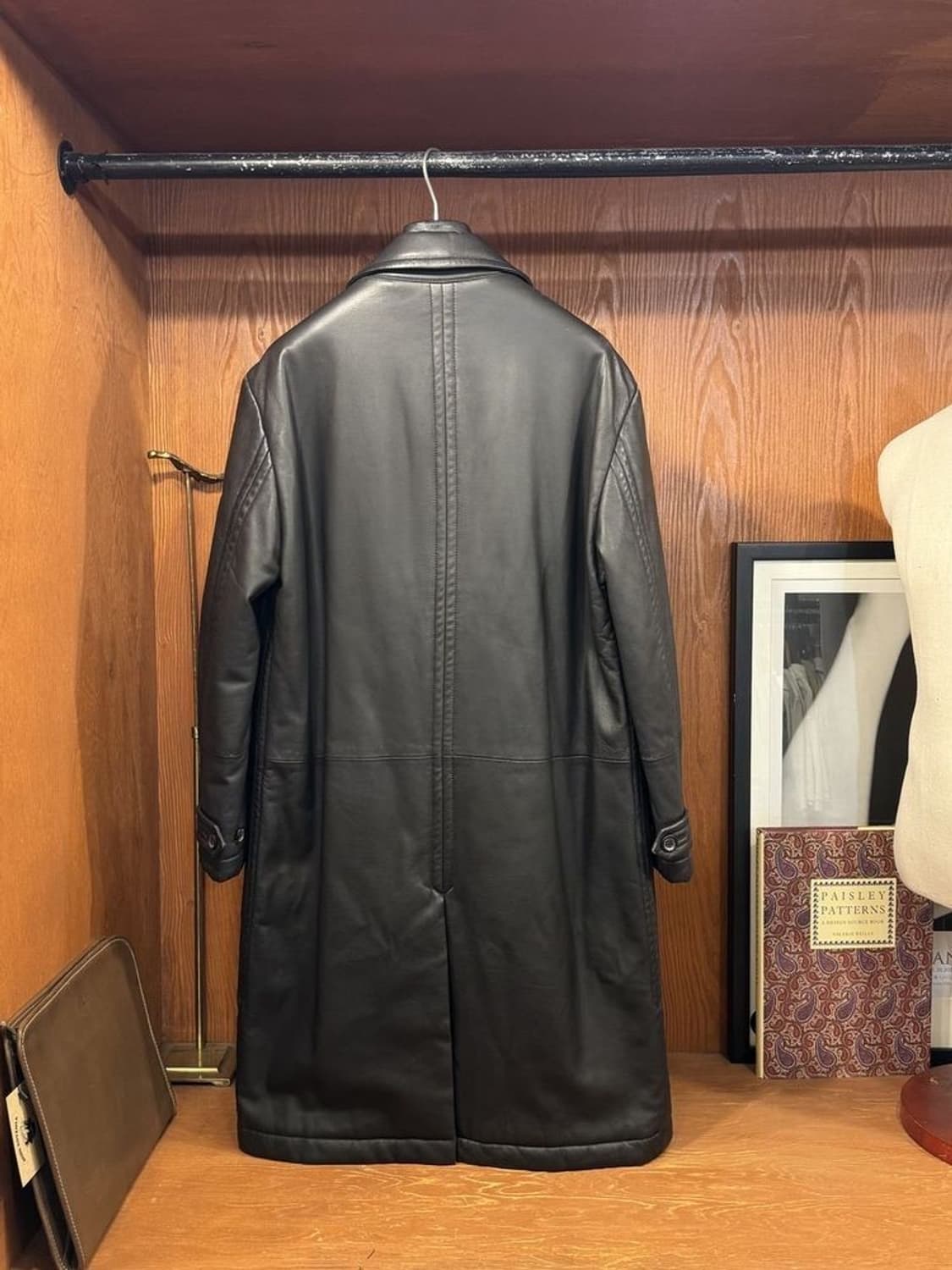 카날리 레더 코트 상품이미지3