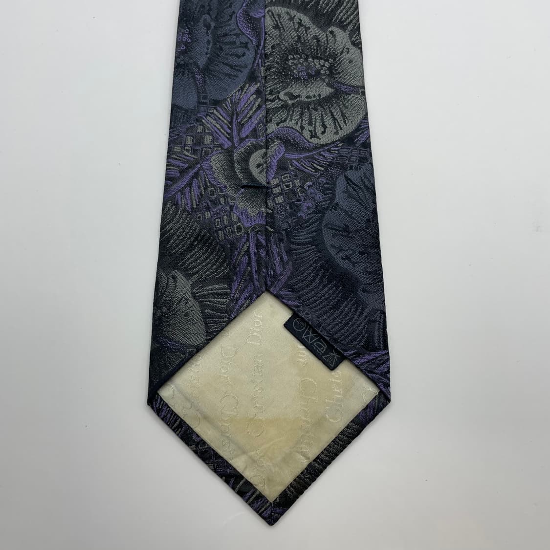 631) (Christian DIOR) 크리스찬 디올 패턴 넥타이 상품이미지4