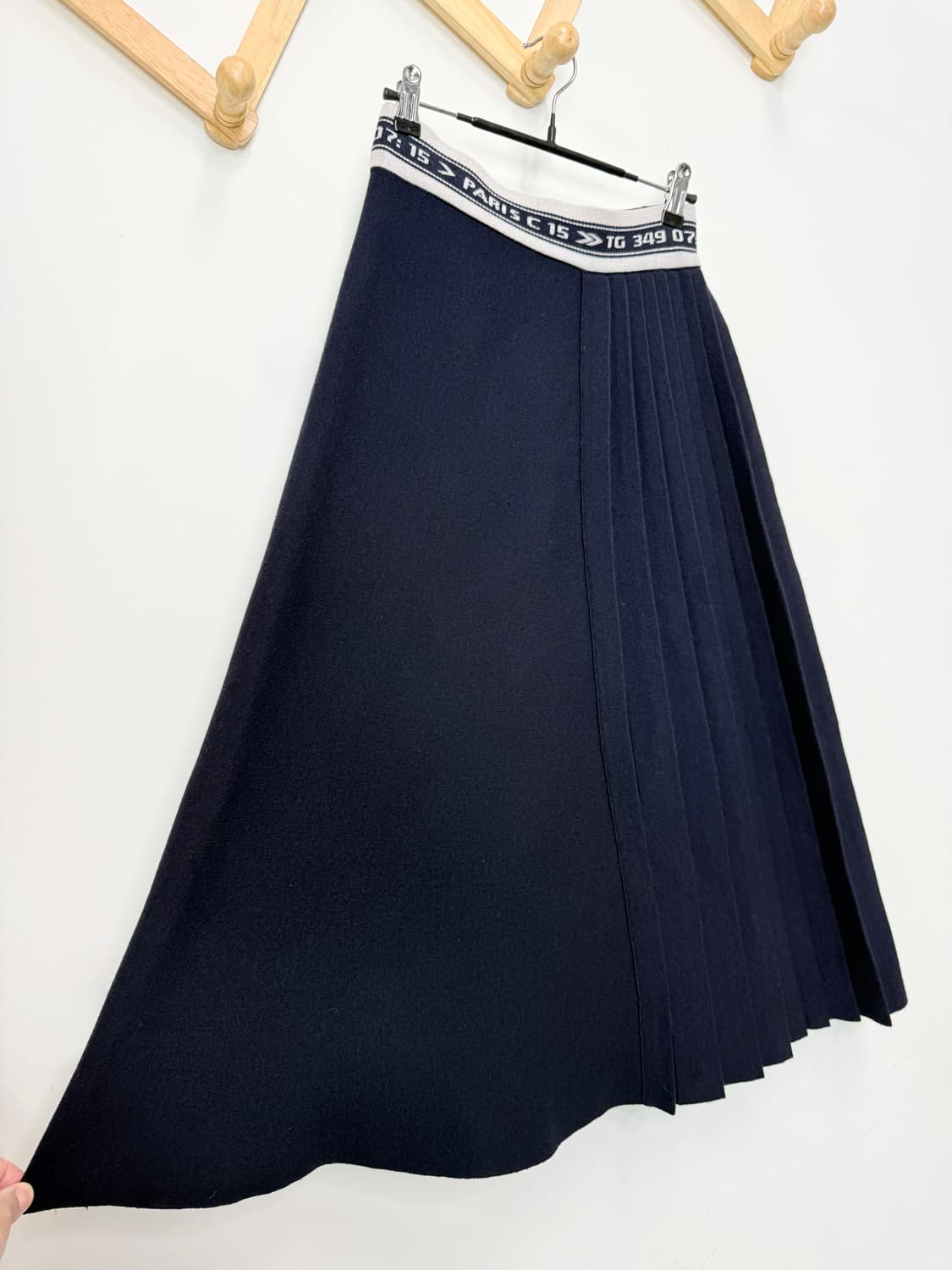 한섬 톰그레이하운드 니트 플리츠 스커트 상품이미지3